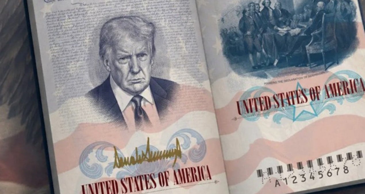 Trump’ın Portresiyle Özel Pasaport ve Hatıra Paralar Yeniden Tasarlandı